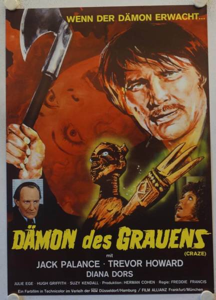 Craze original release german movie poster